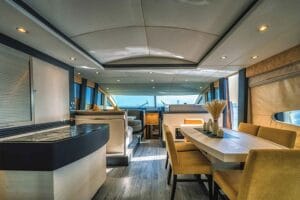 Interior of Luxury Yarcht