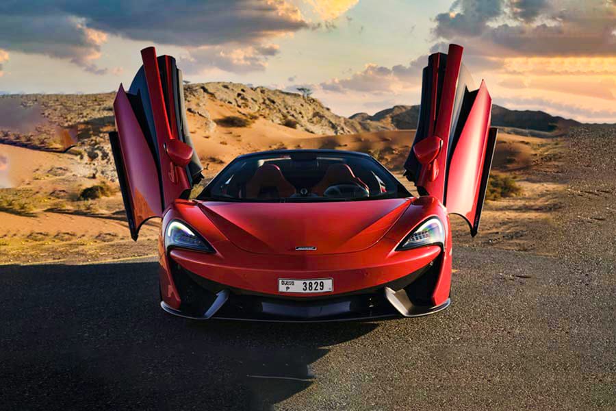 Mieten Sie einen McLaren 570S in den VAE
