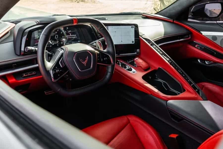 Intérieur de la Chevrolet Corvette