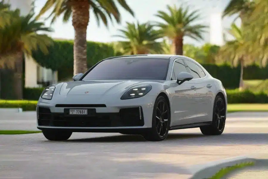 porsche rental in dubai