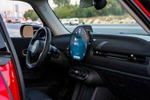 interior of mini cooper s for rent