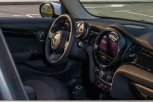 Innenraum des Mini Cooper