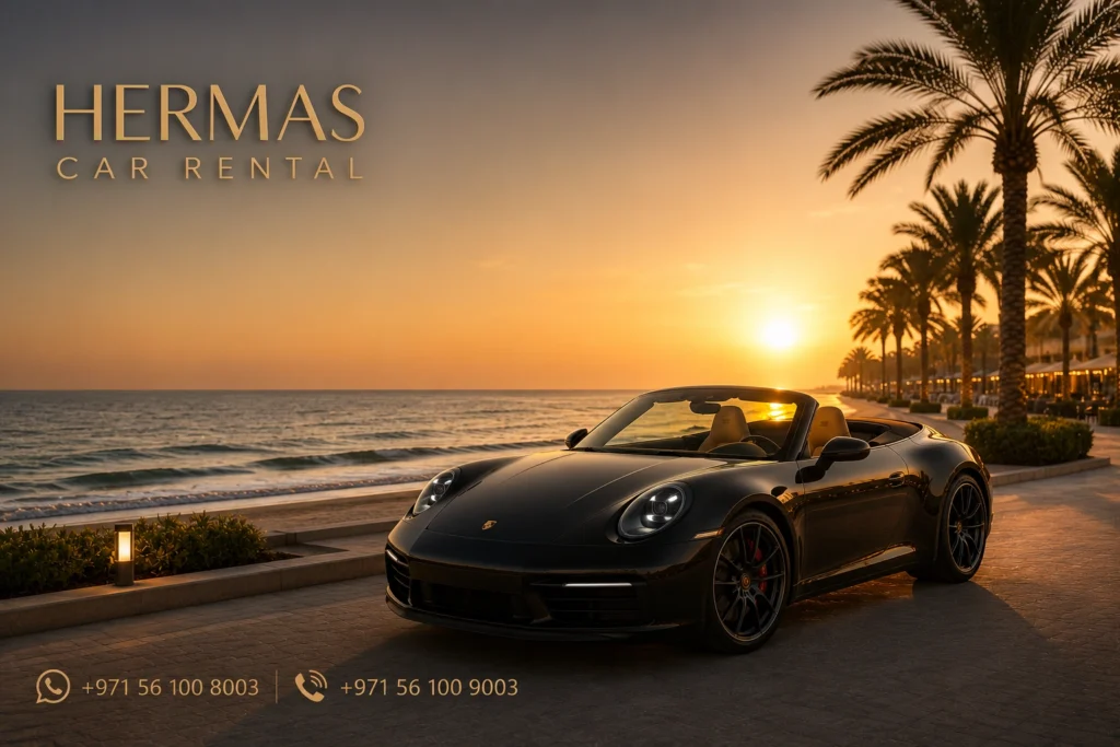 Convertible car rental Dubai
